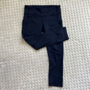 Lululemon 3/4 length running leggings with pocket